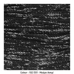 Mykonos Glitz for bags Color 102/301 Μαύρο/Ασημί